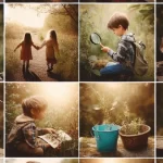 عکاسی کودک در طبیعت