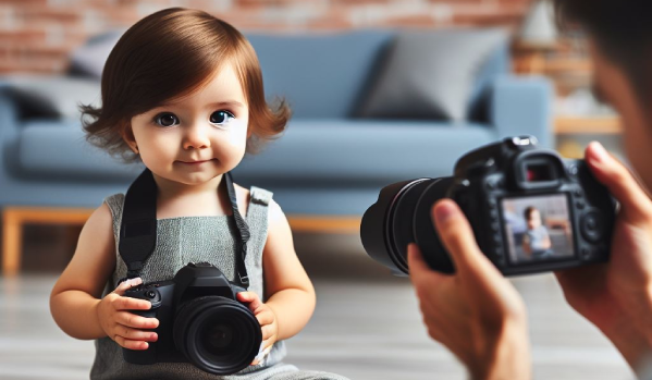 عکاسی کودک در منزل